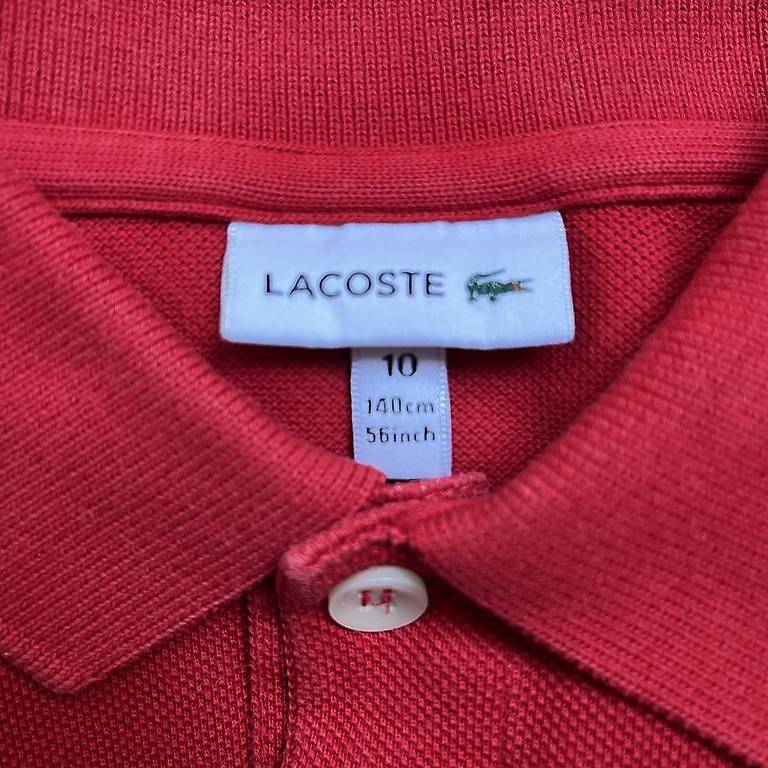 Polo lacoste 10 on sale ans