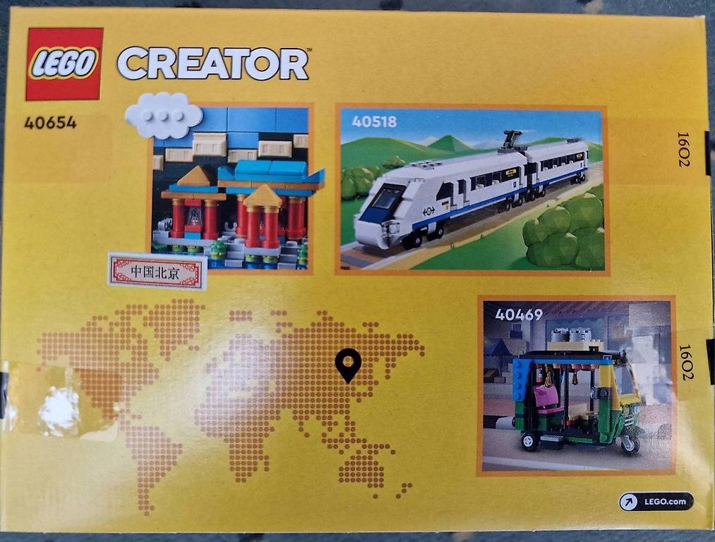 Lego Creator 40654 Beijing Postkarten Carte postale de Pékin im Kanton