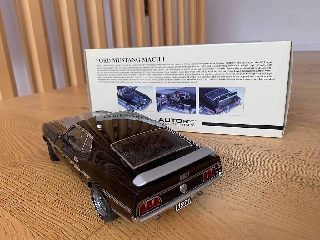 自動車 AUTOART FORD MUSTANG MACH1 1/18 1971 FORD MUSTANG MACH 1 1971 - AUTOART 1/18 | eBay Australia