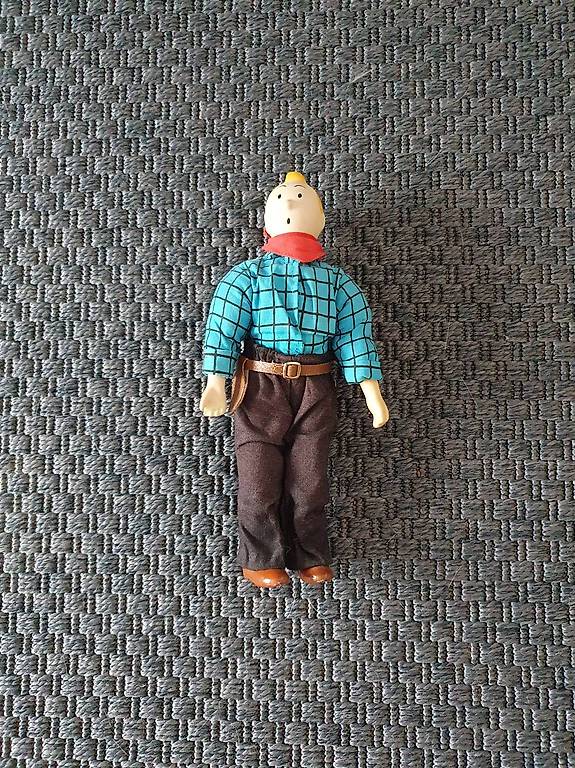 Figurine Tintin En Amérique – Porcelaine 24 Cm – HERGÉ 1994