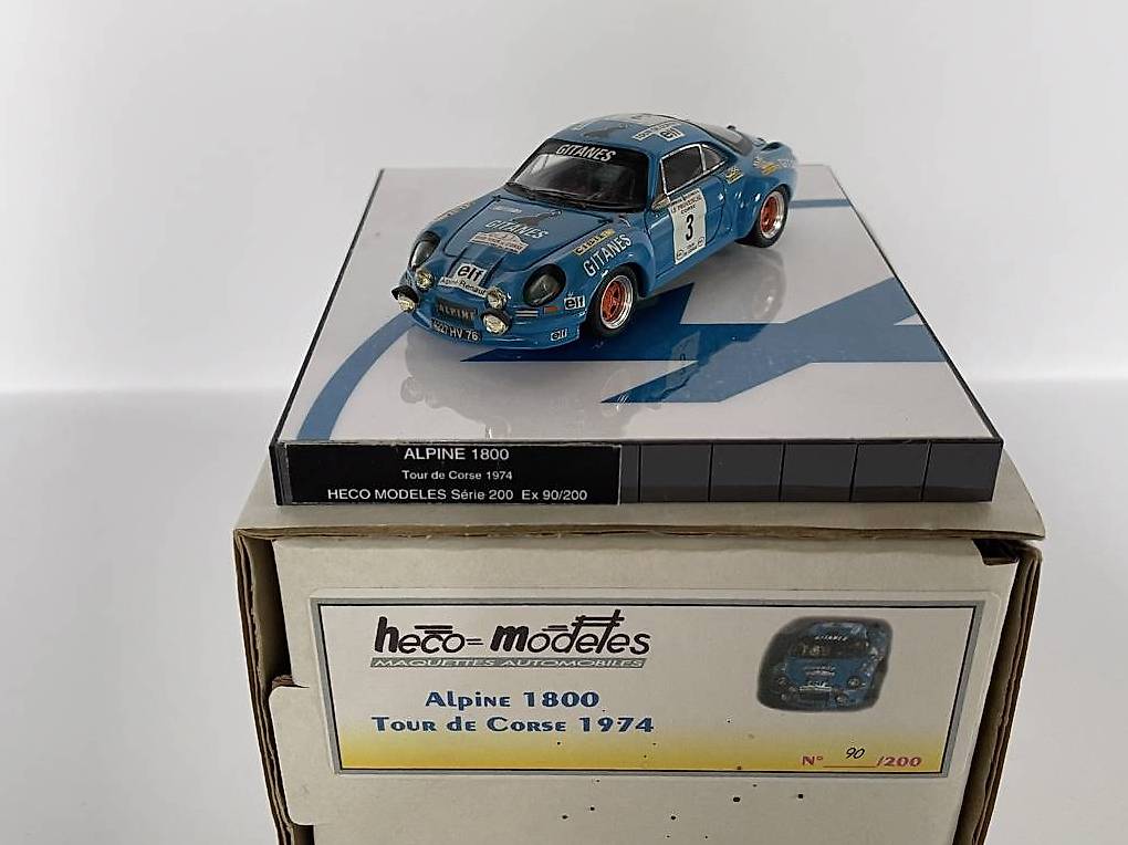 Rare modele prototype résine Alpine A106 voiture 1/43 Heco modeles véhicule RI