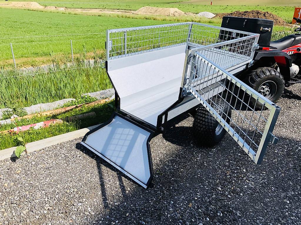 Anhänger für Quad Traktor Rasenmäher Mule Jeep, Waldarbeit im Kanton