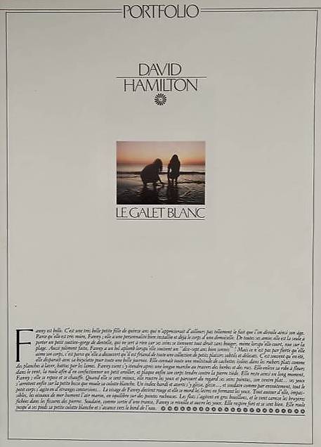 DAVID HAMILTON LE GALET BLANC PORTFOLIO 写真集 デビッド ハミルトン...函  ８頁解説＋12シート(アート写真)｜売買されたオークション情報、yahooの商品情報をアーカイブ公開 - オークファン 写真集