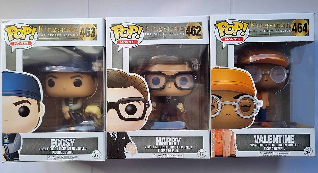 Kingsman Eggsy & Harry deals Funko pops!