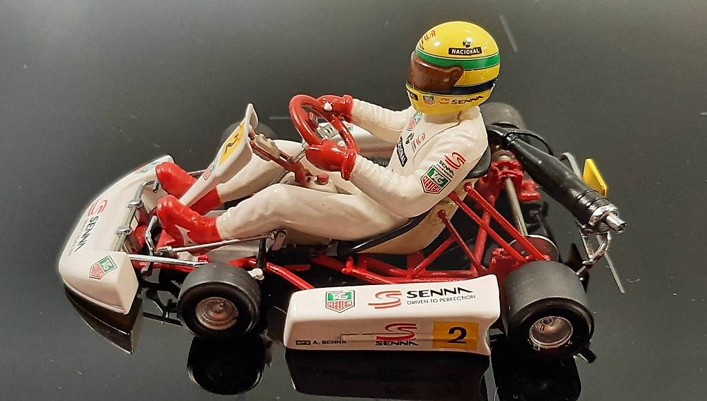 Ayrton Senna Kart Modell Paris Bercy 1993 Minichamps 1:18 im Kanton St.  Gallen - anibis.ch