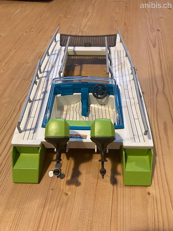 Playmobil 9233 : Catamaran à fond de verre avec moteur submersible