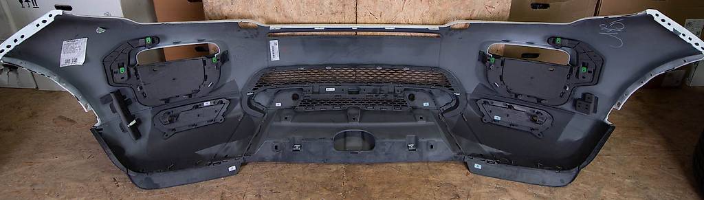 Pare-chocs Avant Pour Range Rover Evoque 2012-2016 - Paire Gauche/droite, Plastique Noir, Pièce OEM LR028550/LR028551