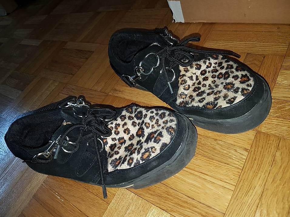 Chaussures TUK Creepers Leopard Canton Genève anibis.ch