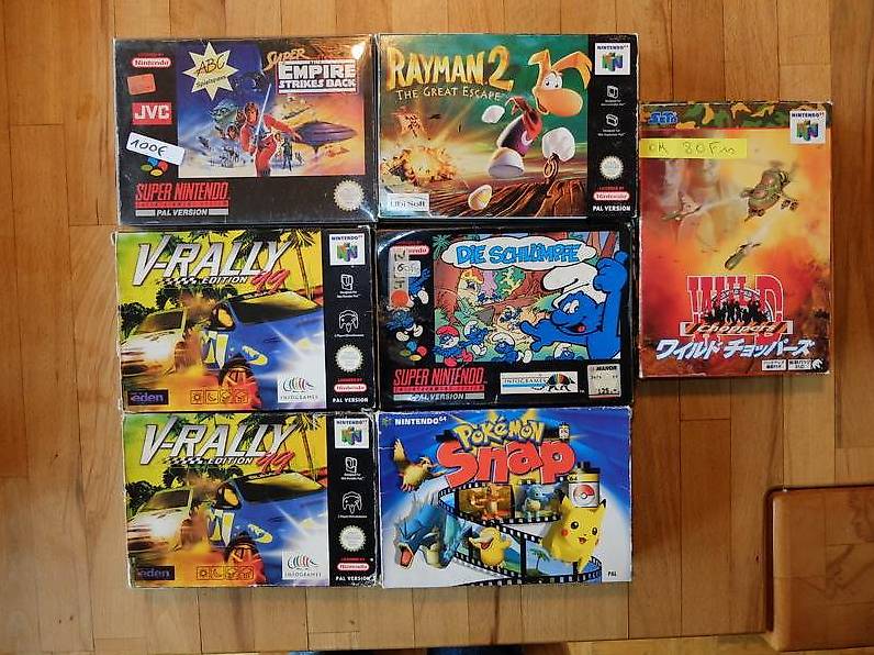 Lot De Jeux Nintendo 64 Japonais (dont Pokémon Stadium 2) - Bon état