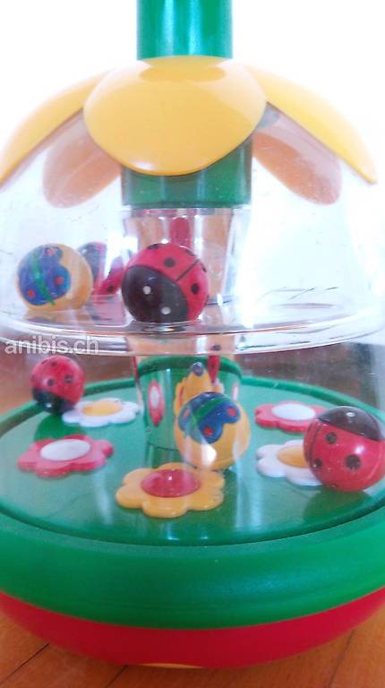 Chicco Jouet Toupie Magique, Toupie avec boules colorées, bouton et miroir  central pour apprendre la relation
