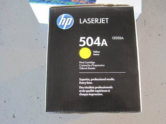 Cartouche De Toner HP 504A (CE250A) Noir - Originale, Pour Imprimantes HP Compatibles