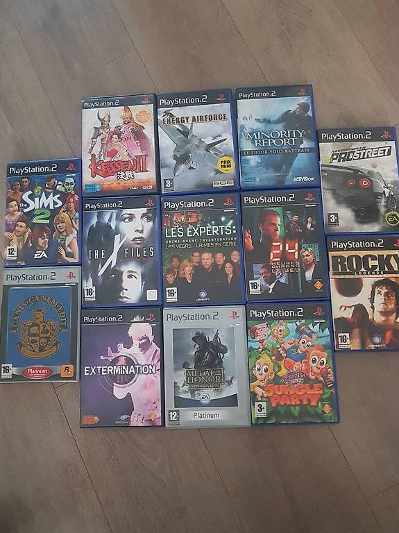 LOT 7 JEUX ps2 playstation EUR 20,00 - FR