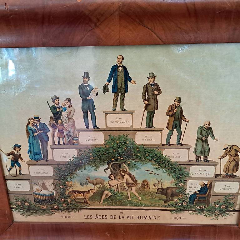 Jeu De Cartes Roman - Les Âges De La Vie Avec Vitraux Médiévaux - Éditions Dusserre