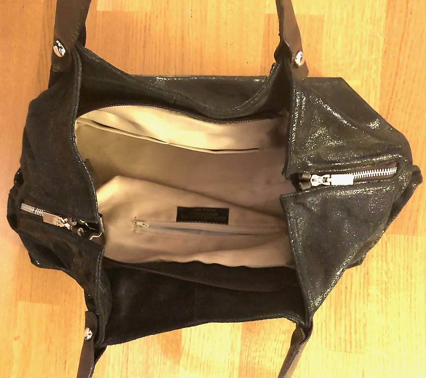 Genuine Leather Borse in Pelle Sac a main noir Canton Geneve anibis.ch