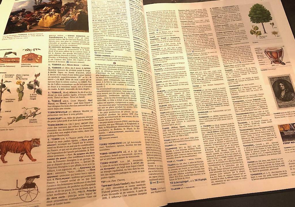 Le grand Larousse Dictionnaire Encyclopédique en 6 volumes Canton