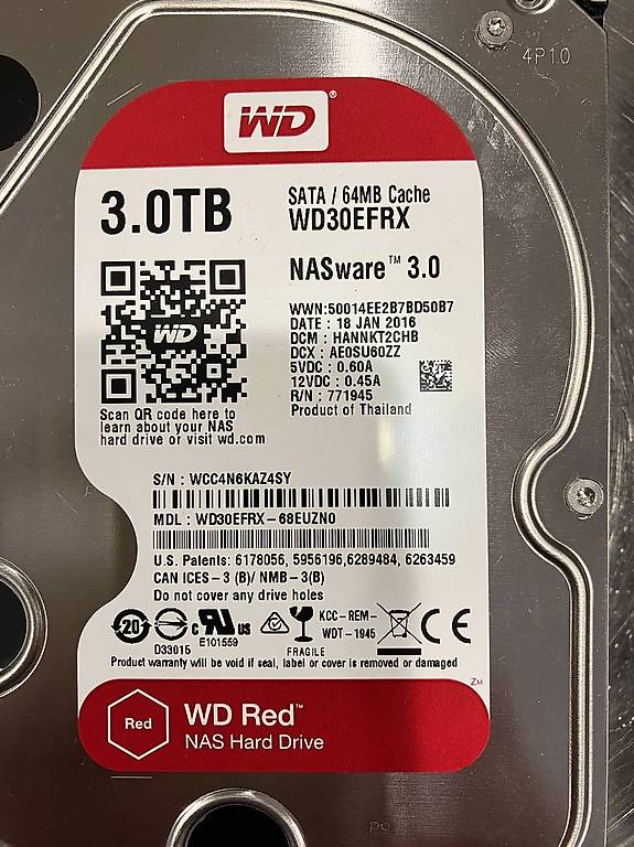 DISQUE DUR INTERNE 3.5 3TB