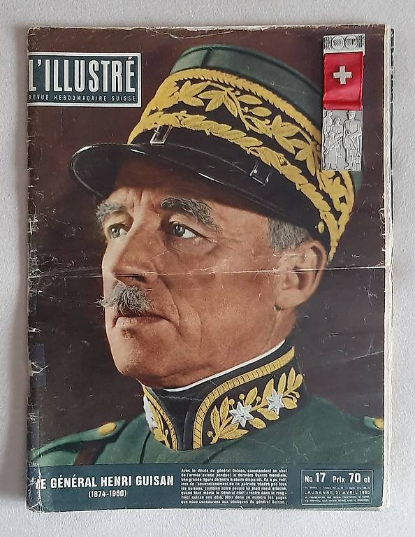 Petite Médaille Argent 800 - Général Henri Guisan Par Huguenin Le Locle, Suisse