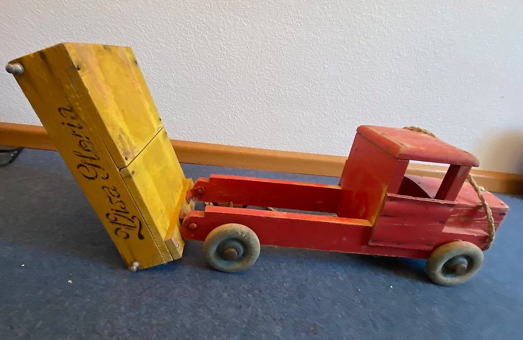 Camion en bois vintage Wisa Gloria - Jouet de collection (D'occasion) à