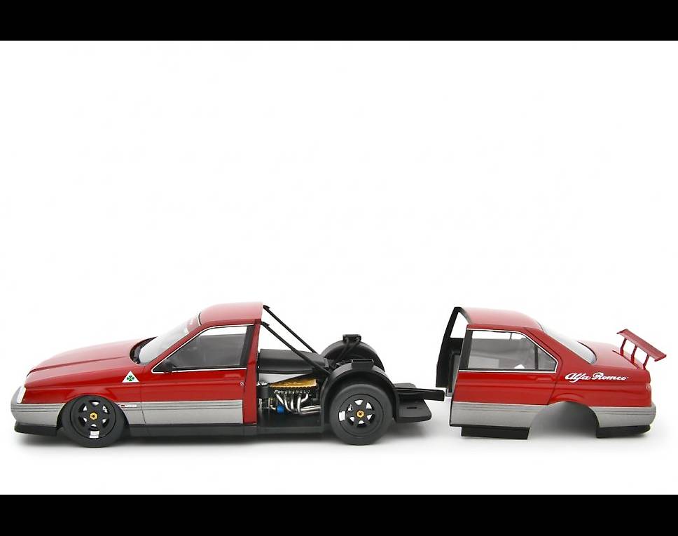 1:18 Alfa Romeo 164 Procar 1988, red Laudoracing LM168 im Kanton