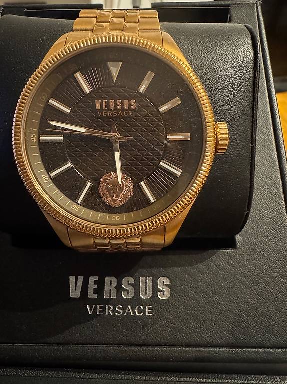 Gold Versace Versus Montre Homme Versace Watch Versace V-Dome