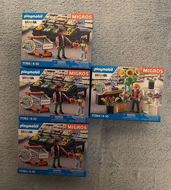DVCED PLAYMOBIL MANIA Exclusivite Migros Suisse Boulangerie 26 Pieces