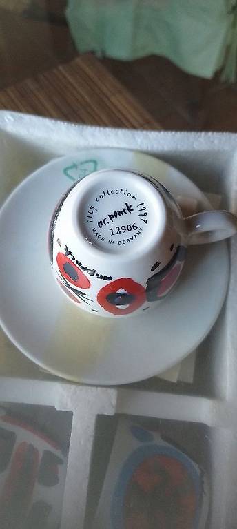 Illy Art Collection 1997 Sandro Chia Il Ballo Del Caffè - Coffee Set For 6 Porcelain
