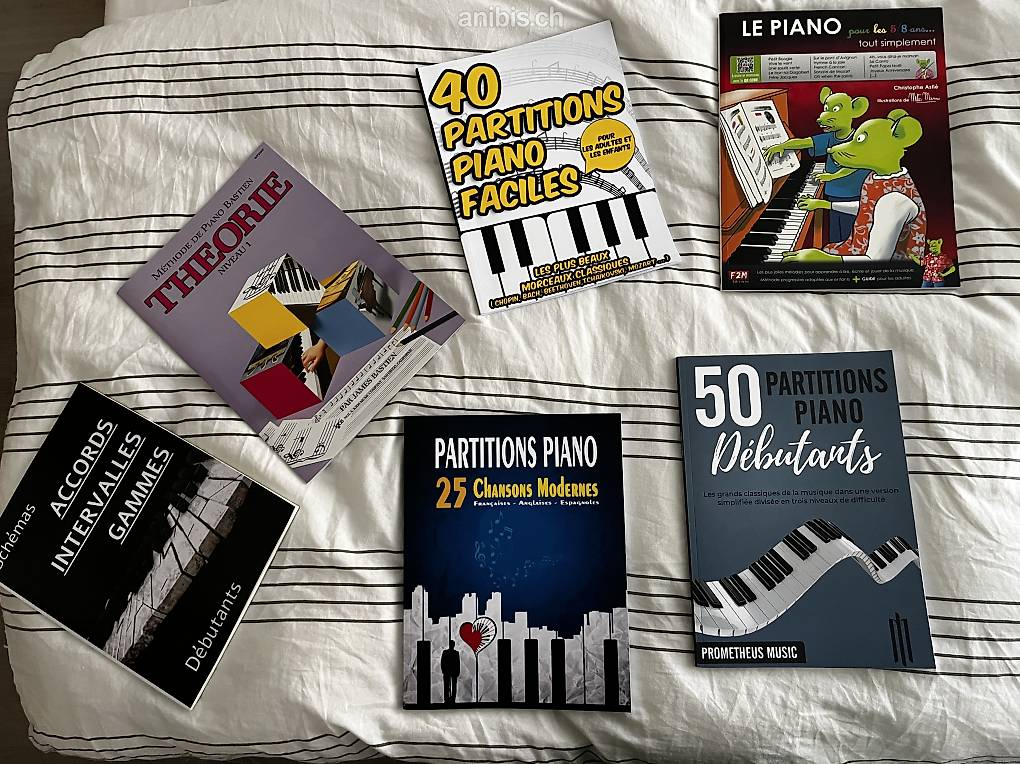 50 Partitions Piano Débutants Les grands classiques de la musique