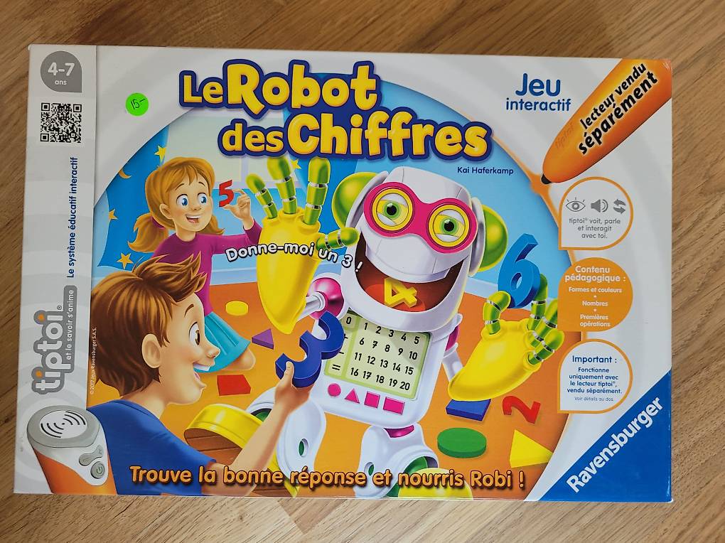 Tiptoi® - Le robot des chiffres - Ravensburger - Jeu électronique