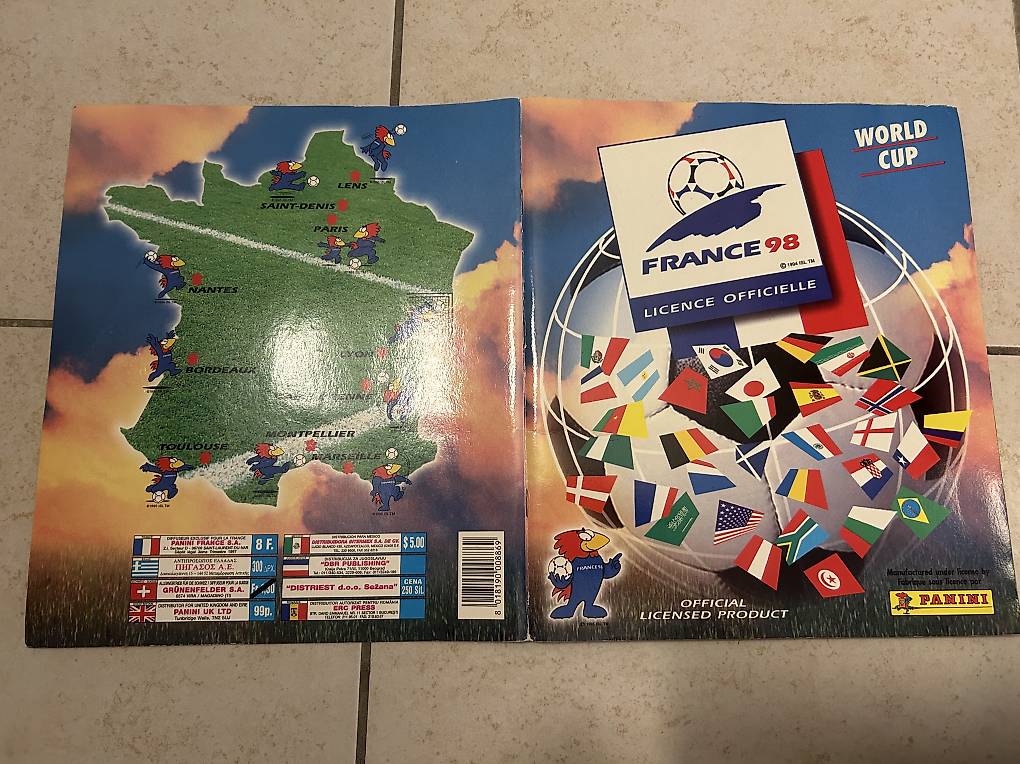 PANINI FRANCE 98 World Cup Album Completo EUR 100,00 - FR