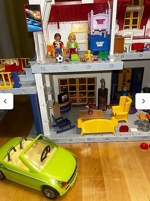Playmobil 3965 Maison aménagée avec Extension, personnages et Accessoires - Jeux & Jouets