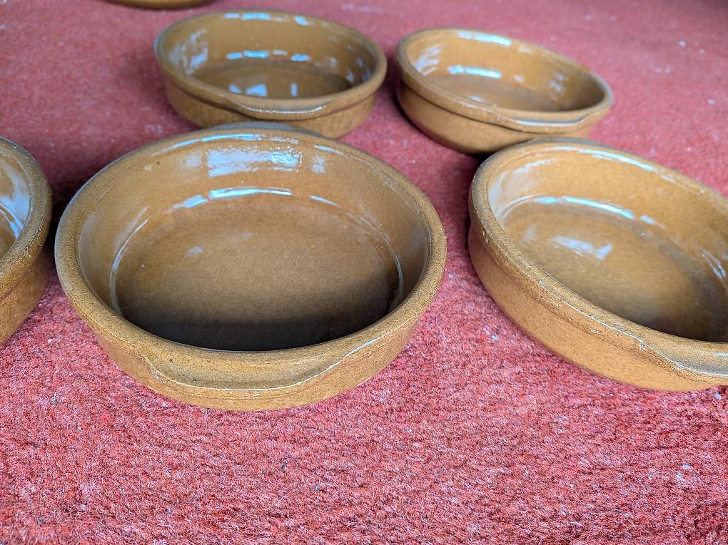 Plat à Tapas En Terre Cuite Espagnol AZOFRA, 14 Cm, Marron, Allant Au Four/lave-vaisselle