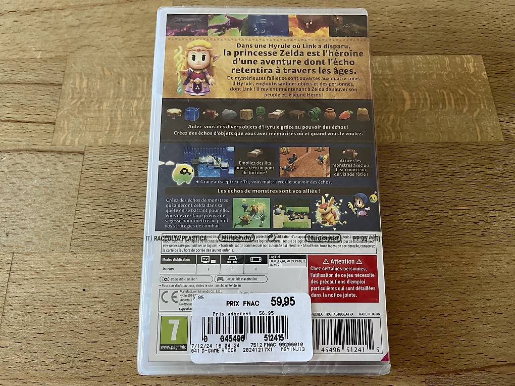 Legend of Zelda: Echoes of Wisdom (NEUF) Nintendo Switch Canton