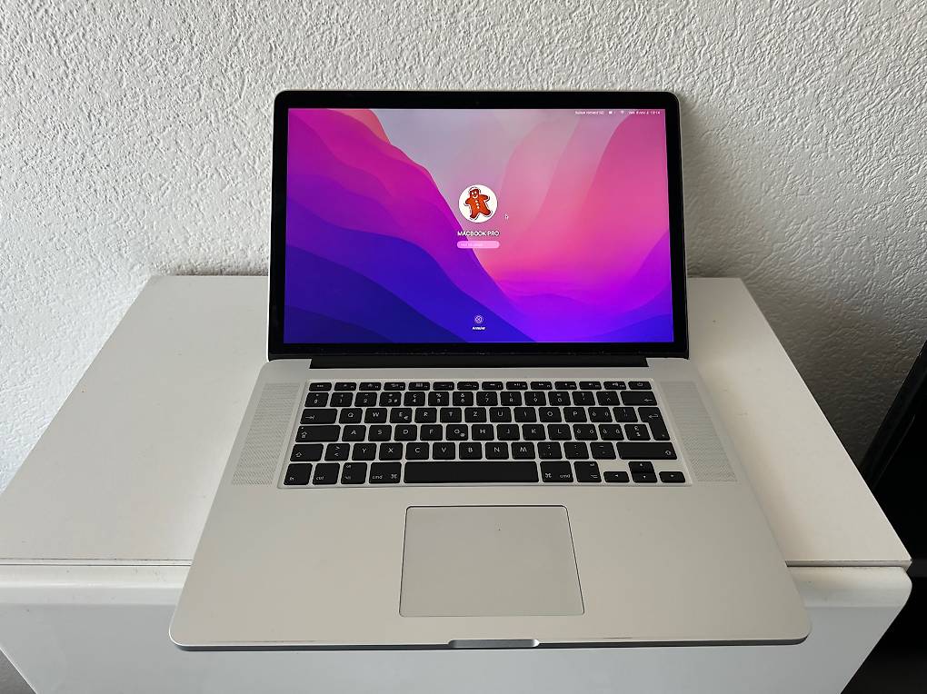 MacBook Pro 13"Retina 2015 i5/8 Go/ 256 M.2/Os Monterey Canton ...