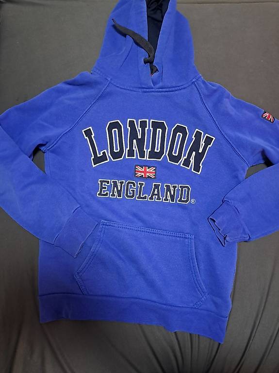 Sweat à Capuche Garçon Avomarks - Bleu - Taille 10 Ans - Occasion Bon état