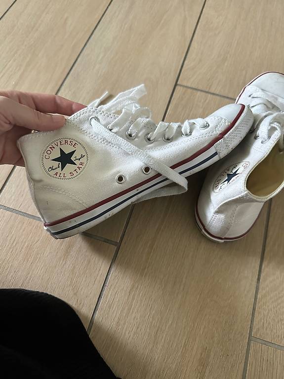 Convers haute blanche best sale