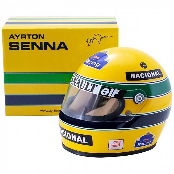 Casque pilote Ayrton Senna Canton Neuchâtel anibis ch