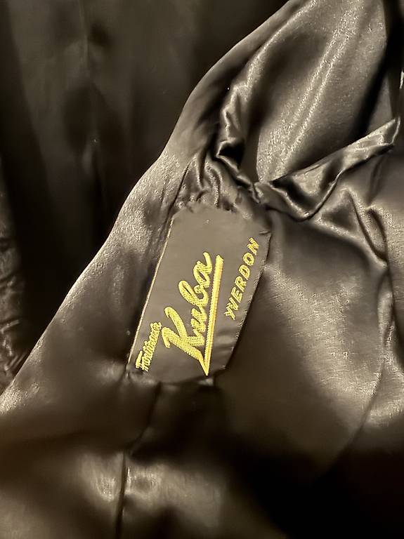 Petit Manteau Vintage 1960 En Astrakan Noir - PapaGeorges Frères Paris, Occasion Très Bon état