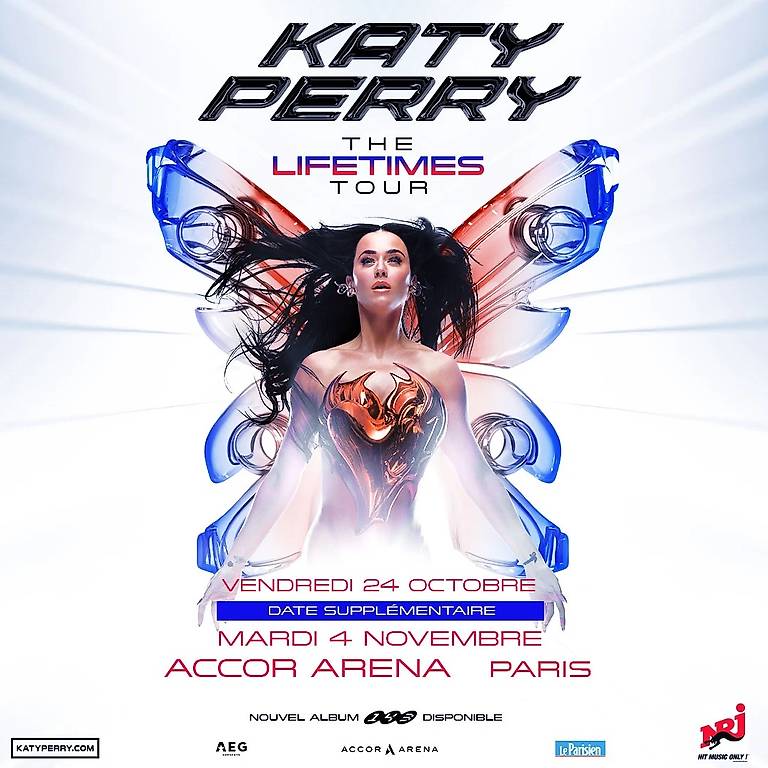 Billets de concert Katy Perry vendredi 24 octobre 2025 Canton Vaud