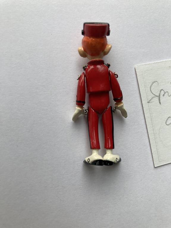Figurine Pixi Spirou Articulée En Plomb 1993 Boîte D'origine