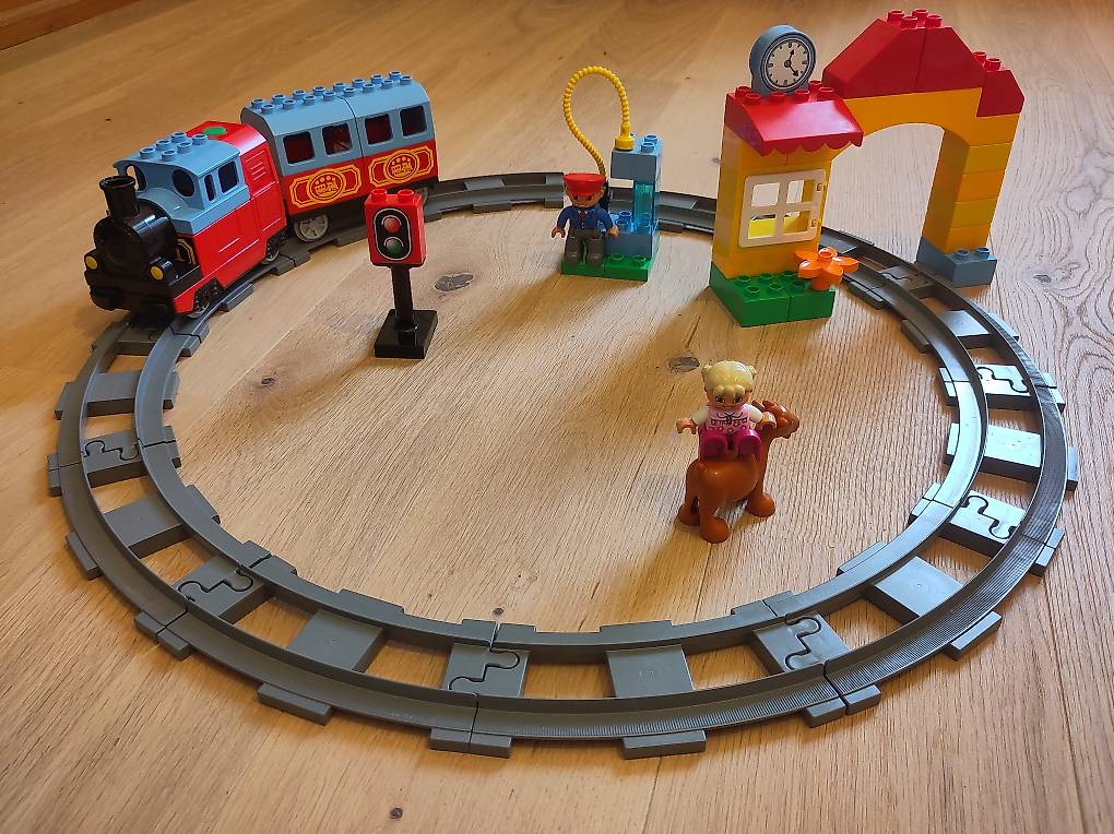 HOT Treno Binari Duplo Train Lego Duplo Binari Treno Lego