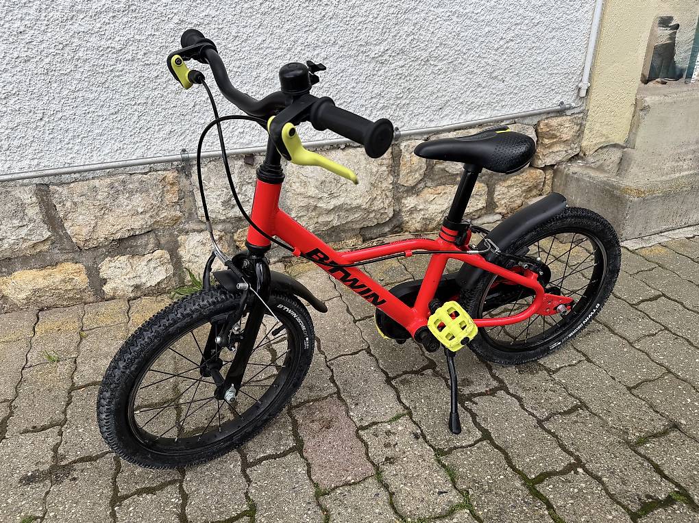 Btwin Velo Garcon Ans Velo Btwin Enfant Rouge Vélo Enfant (3-6