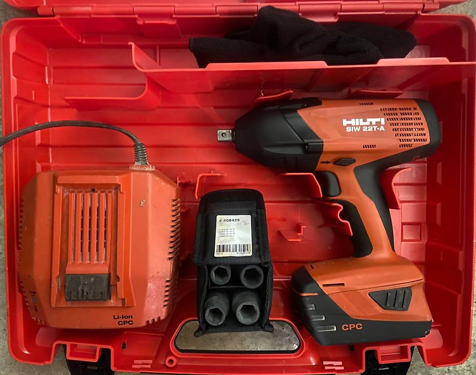 HILTI SIW 22T-A 1/2 CORDLESS IMPACT WRENCH £350.00 - PicClick UK