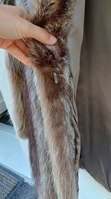 Manteau Fourrure Renard Argenté - Taille Unique - Marque Florence - Neuf Sans étiquettes