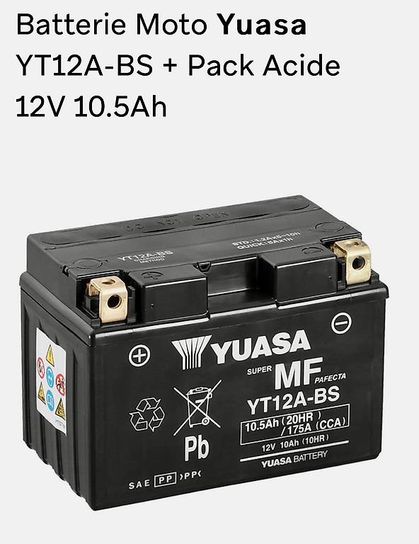 Batterie moto Haijiu HTZ 12A-BS Canton Vaud - anibis.ch