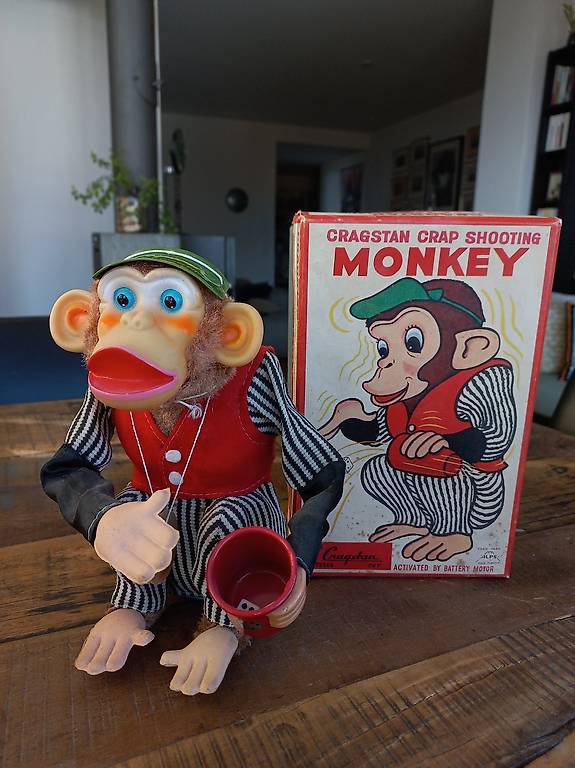 Singe Automate Vintage HZ Hans Zitzmann Des Années 60 – Avec Clé, Mécanique