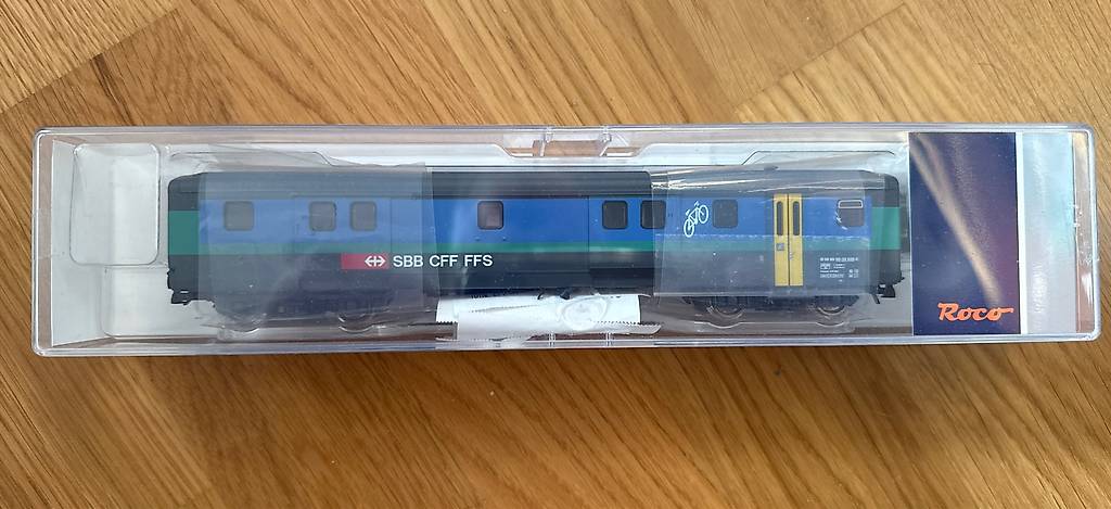 Wagons Roco Couplés Porte-remorques Schöni - SBB CFF 66604 - Échelle HO - Neuf