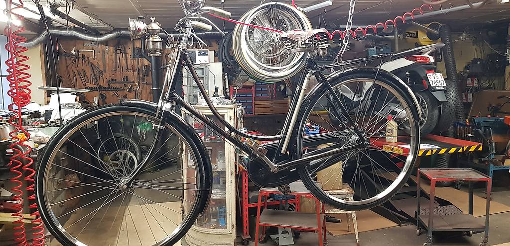 Cadre Vélo De Ville Vintage THÉ0 – Rare, Années 1930/40, Antique