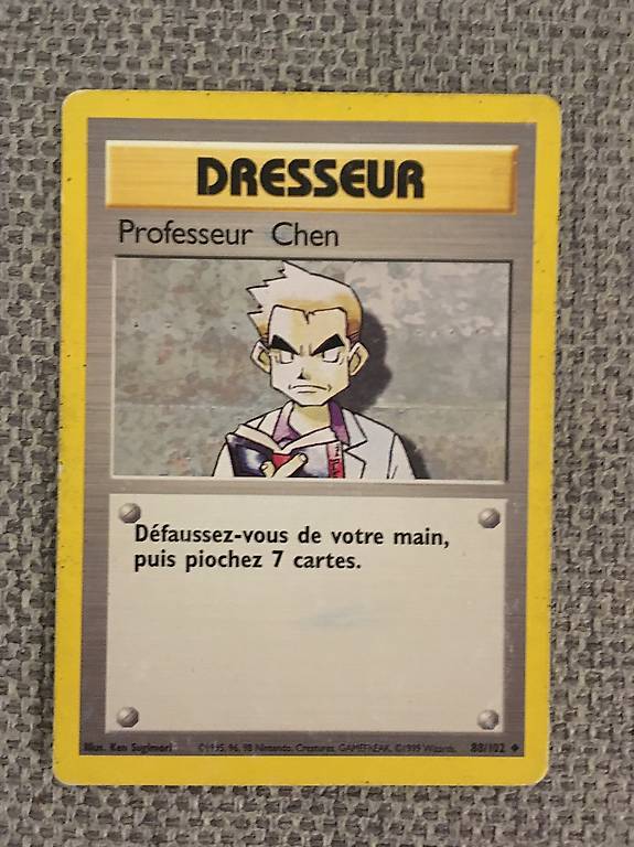 Pok Mon Set De Base Professeur Chen Canton Vaud Anibis Ch