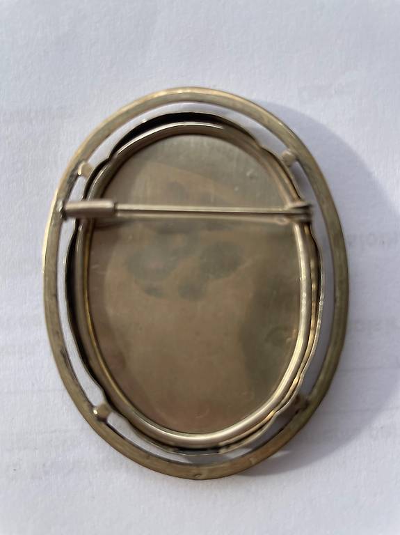 Broche Ancienne En Argent Sterling - Bijou Vintage Argenté - Occasion