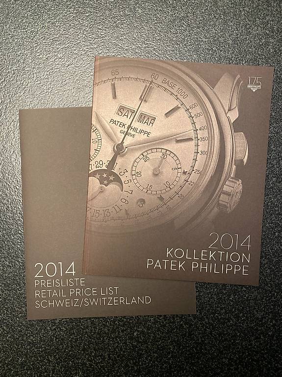 Catalogue, Katalog, Prospekt Patek Philippe 2014 im Kanton Zürich